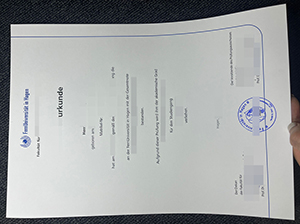 FernUniversität in Hagen Urkunde Muster