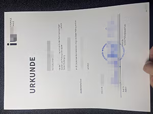 IU Internationale Hochschule Urkunde Muster-1