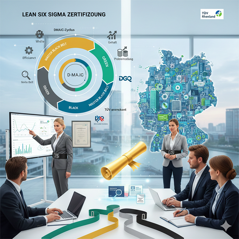 Lean Six Sigma Belt Hierarchie Deutschland