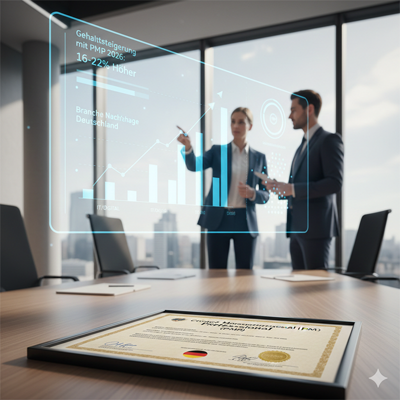 Offizielles PMP Zertifikat als Nachweis für professionelles Projektmanagement in Deutschland