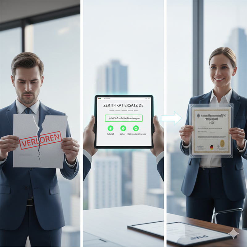 Schnelle Hilfe bei Verlust des PMP Zertifikats und sichere Dokumentenprüfung