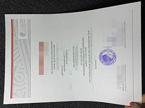 TU Darmstadt Urkunde Muster