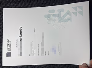 Universität Bielefeld Urkunde Muster-1