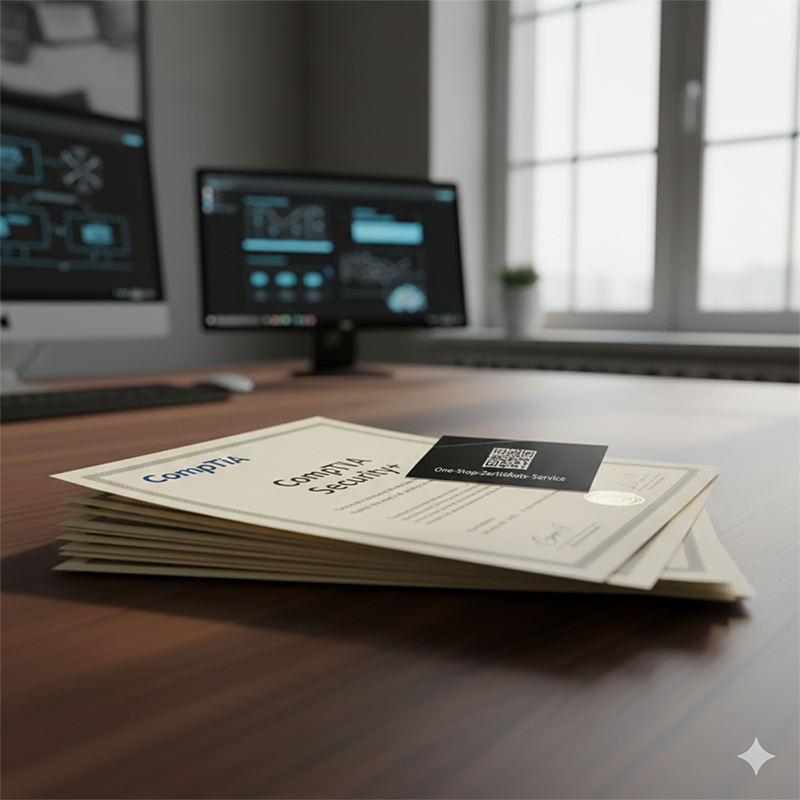 comptia-security-plus-zertifikate-stapel-it-service