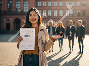 erfolgreiche-studentin-mit-dsh3-zertifikat-deutschland-1