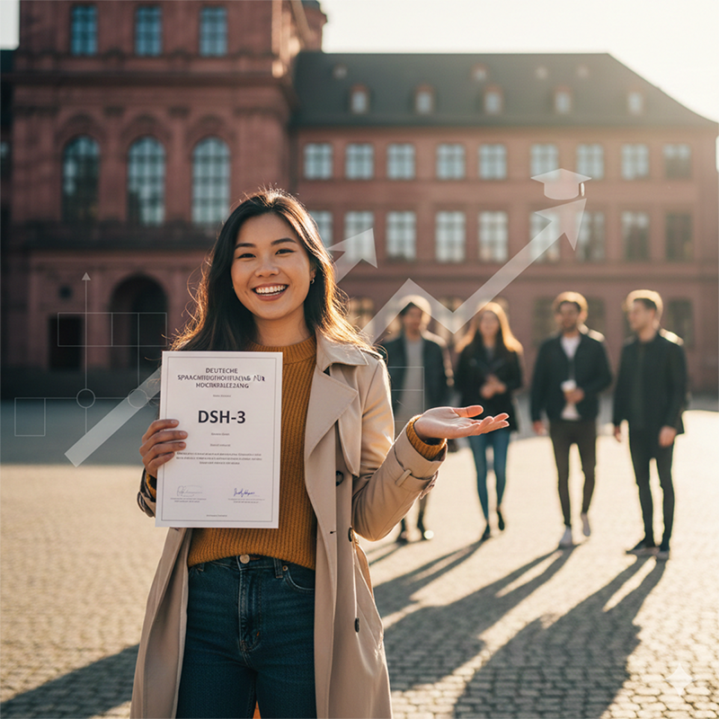 erfolgreiche-studentin-mit-dsh3-zertifikat-deutschland