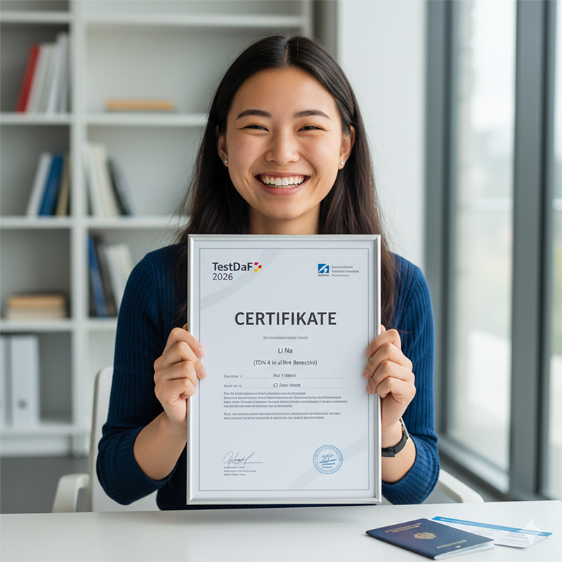 erfolgreiche-testdaf-pruefung-zertifikat-karriere