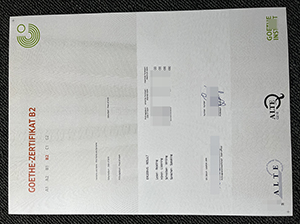 GOETHE-ZERTIFIKAT B1 Muster