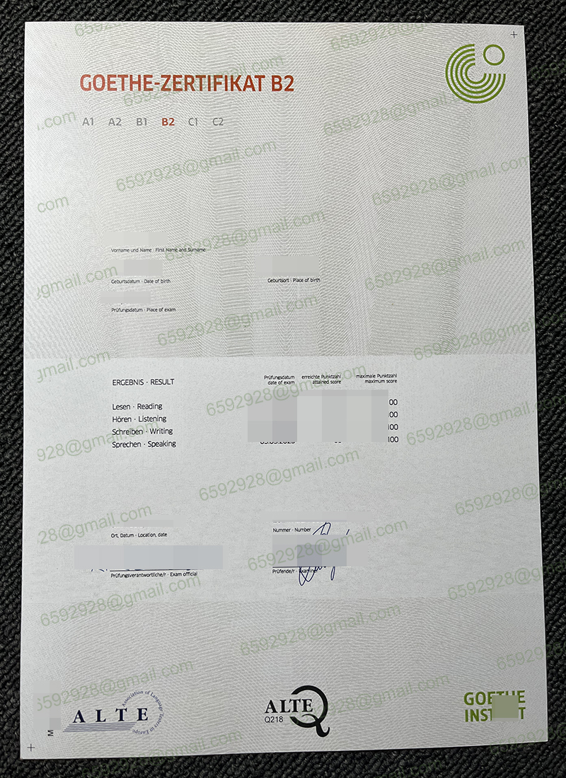 GOETHE-ZERTIFIKAT B1
