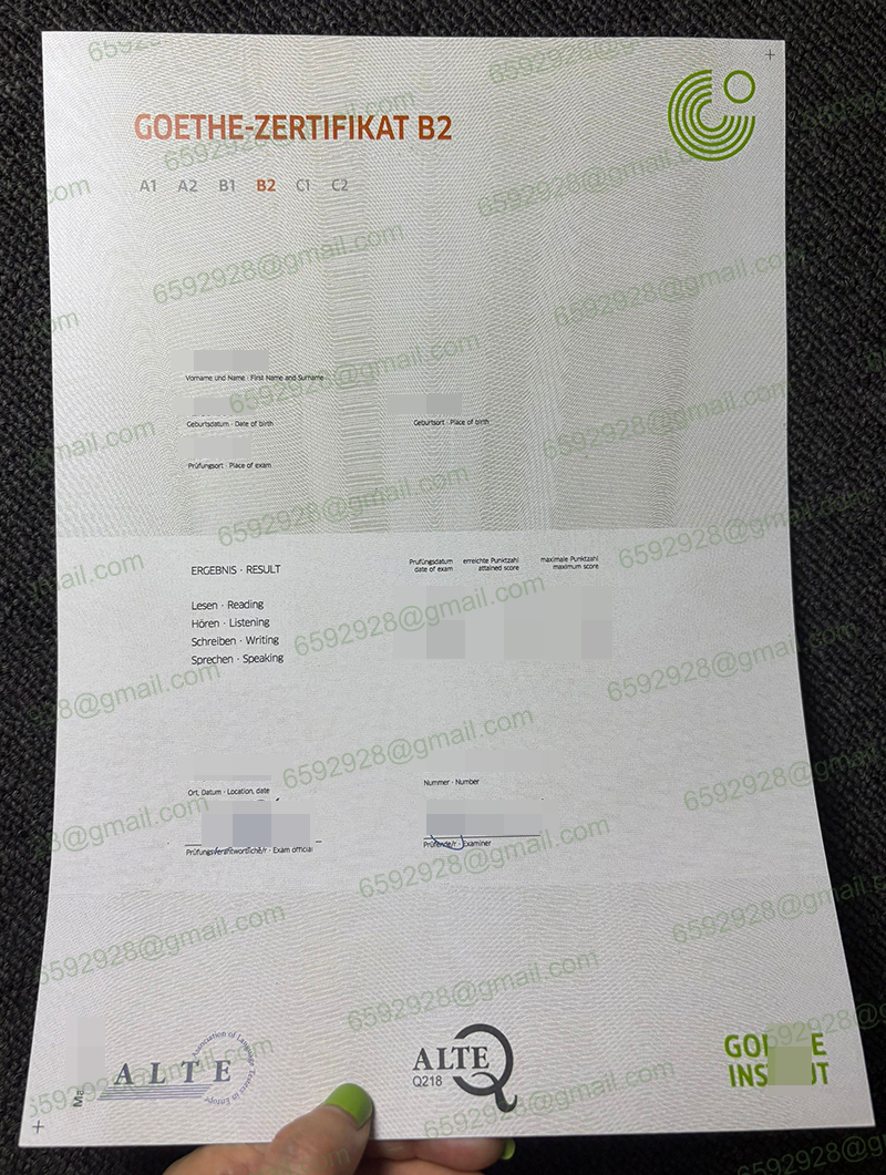 GOETHE-ZERTIFIKAT B2