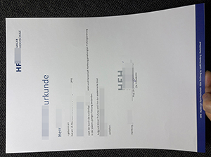 Hamburger Fern-Hochschule Urkunde Muster