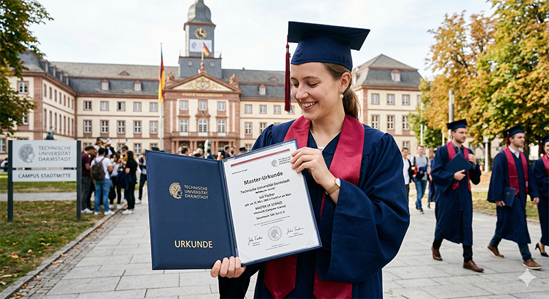 Abschlussfeier an der Technischen Universität Darmstadt