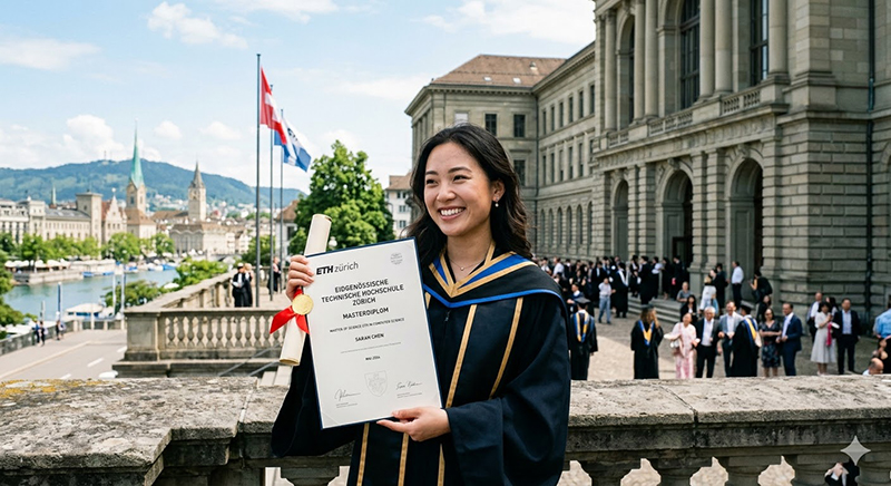 Abschlussfeier mit ETH Zürich Masterdiplom