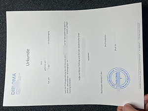 DIPLOMA Hochschule Urkunde Muster