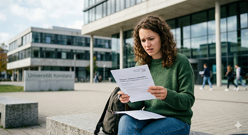 Der Schreckmoment Verlust des Abschlusszeugnisses an der Uni Konstanz