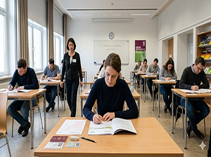 Goethe-Zertifikat C1 im Klassenraum-1