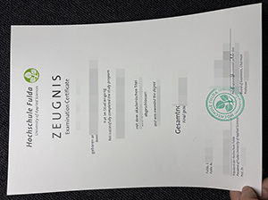 Hochschule Fulda Zeugnis Muster