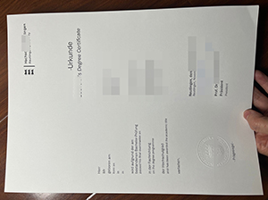 Hochschule Reutlingen Urkunde Muster