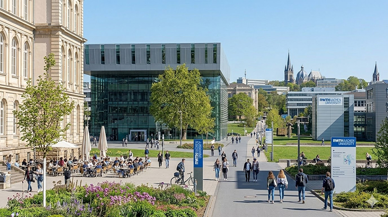 RWTH Aachen SuperC und Hauptgebäude