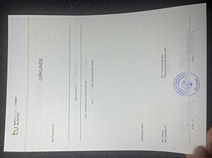 TU Dortmund Urkunde Muster