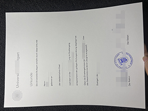 Universität Stuttgart Urkunde Muster