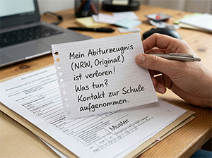Verlust des Abiturzeugnisses NRW – Erste Schritte zur Ersatzbescheinigung-1