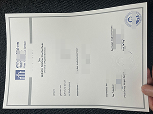 Wilhelm Büchner Hochschule Urkunde Muster