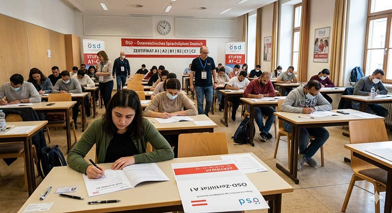 oesd zertifikat pruefung muster wien