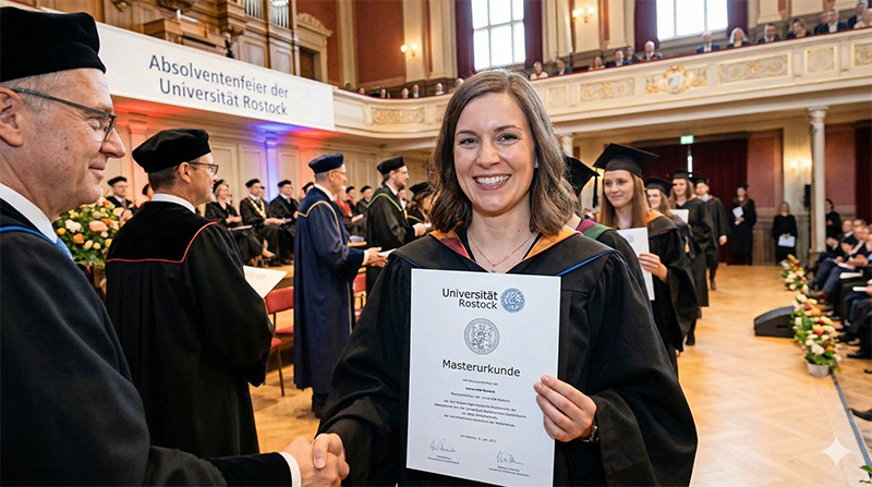 Absolventenfeier der Universität Rostock