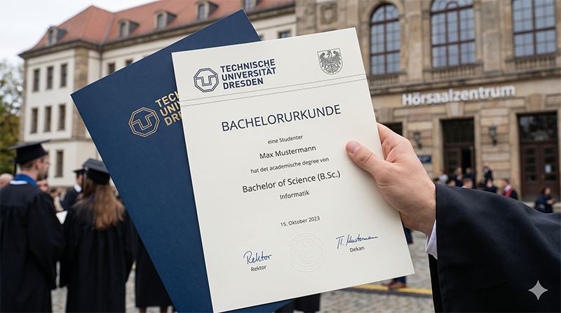Bachelorurkunde-TU-Dresden-Abschlusszeugnis