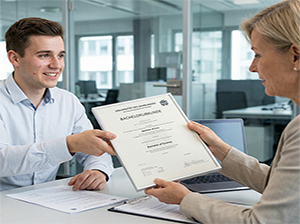 Bewerbungsgespräch mit Universität des Saarlandes Bachelorurkunde-1