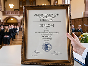 Diplomverleihung an der Albert-Ludwigs-Universität Freiburg-1