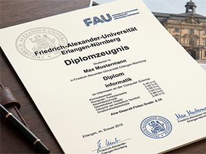 Diplomzeugnis der Friedrich-Alexander-Universität Erlangen-Nürnberg-1