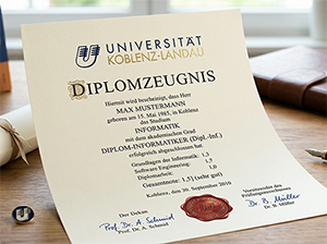 Diplomzeugnis der Universität Koblenz-Landau-1