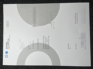 H-BRS Urkunde Muster