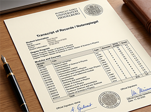 Offizieller Notenspiegel der Universität Heidelberg-1