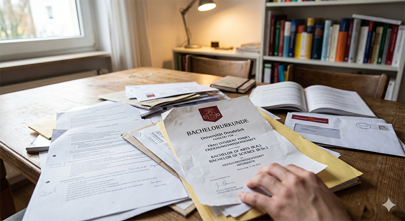 Verlorene Bachelorurkunde der Universität Osnabrück