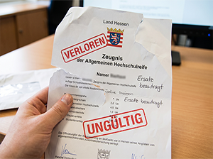Verlustmeldung des hessischen Abiturzeugnisses-1