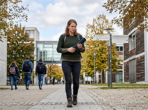 Verzweifelte Suche nach dem Abschlusszeugnis auf dem Campus-1