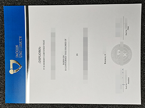 Jacobs University diploma Muster